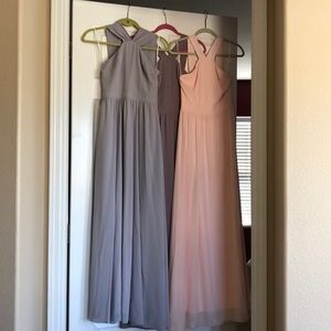 Gray bridesmaids dress Small.